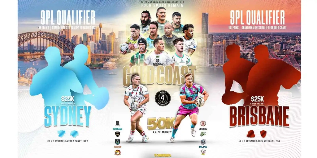 YOURHUB NINES PREMIER LEAGUE - GOLD COAST 2026 Image 1