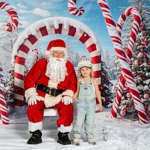 Santa's Candy Cane Wonderland Christmas Photos Image 1