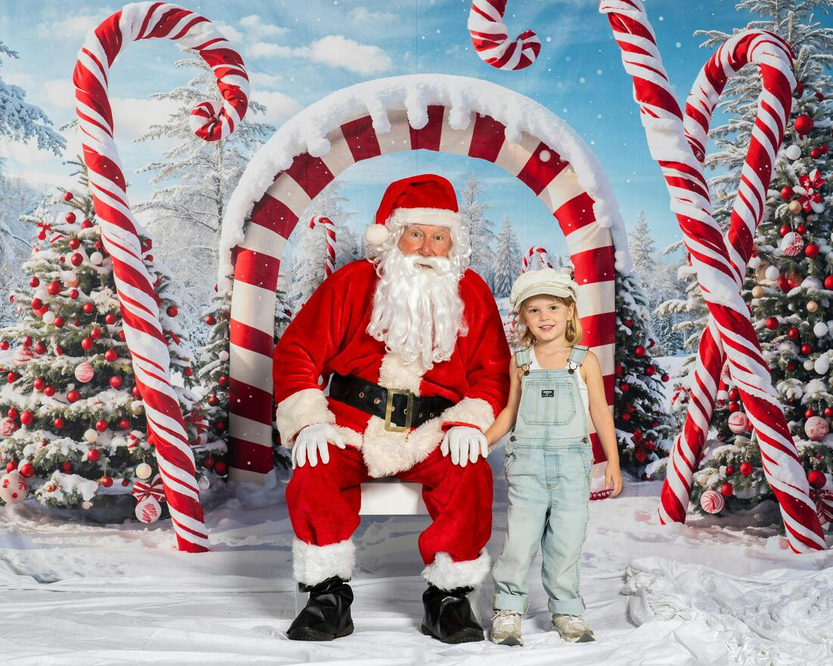 Santa's Candy Cane Wonderland Christmas Photos-1