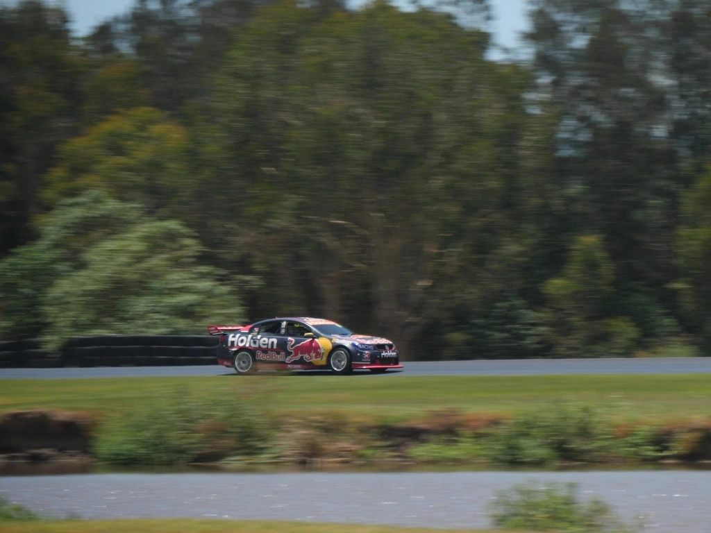 Redbull Supercar on track