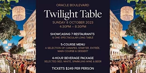 Oracle Boulevard Twilight Table Dinner 2023 Image 1