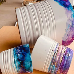 Sip N Dip - Learn to make alcohol ink planters -Burleigh Heads - Club Burleigh Image 1