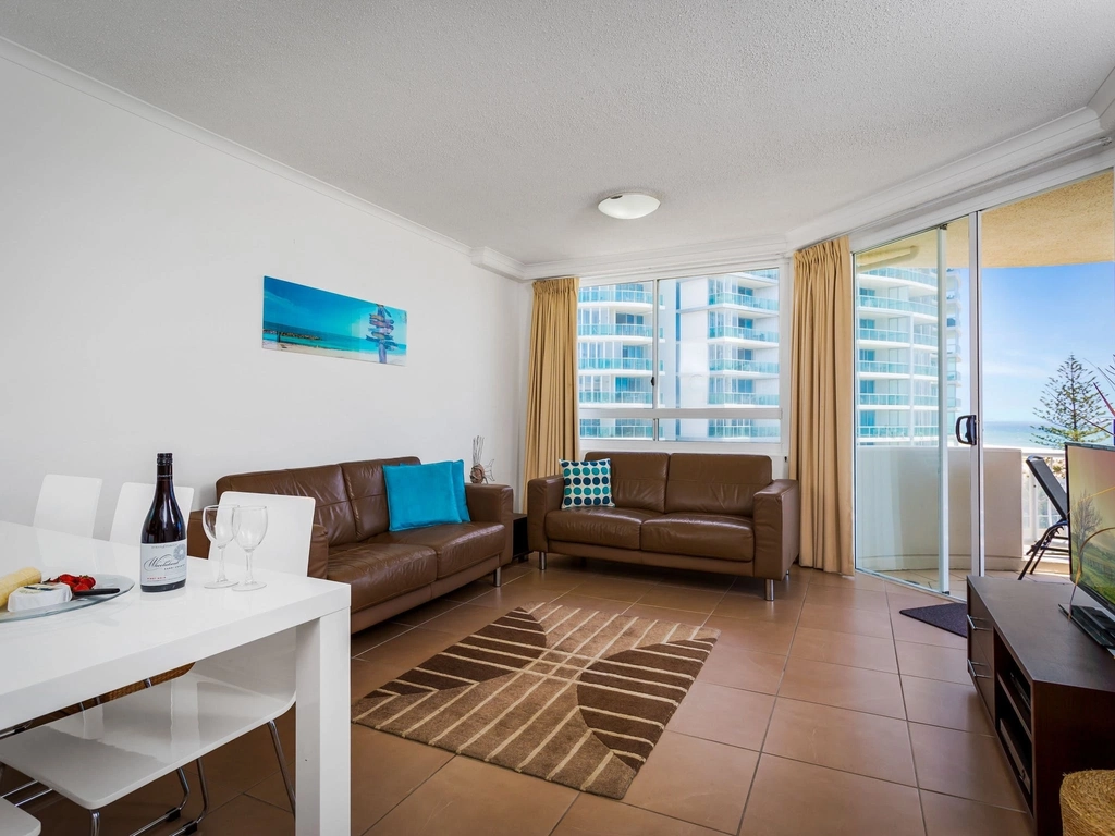Example of two bed ocean view apartment