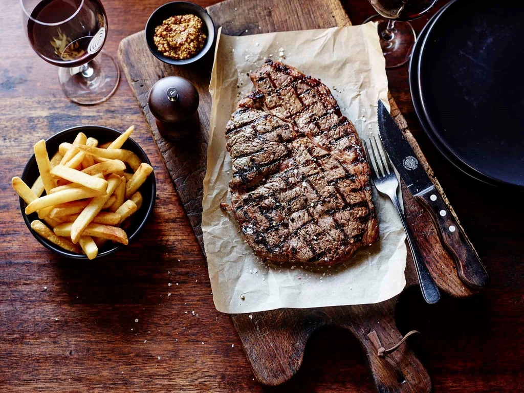 Hurricane's Rump Steak with Chips