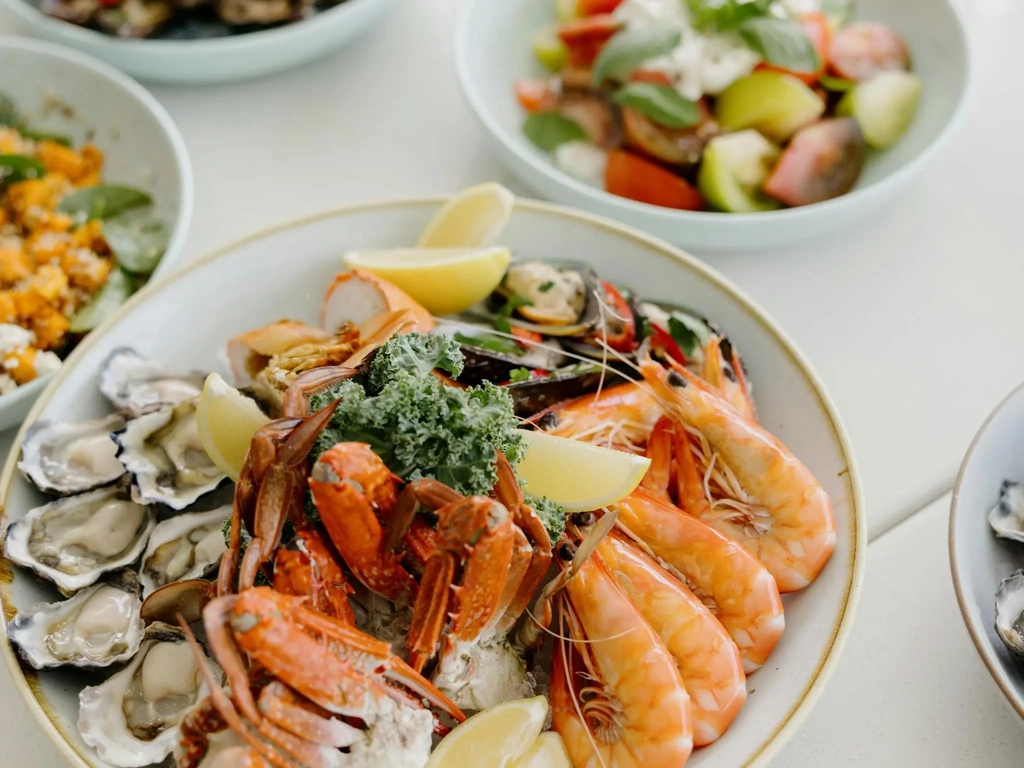 Seafood Buffet Dishes