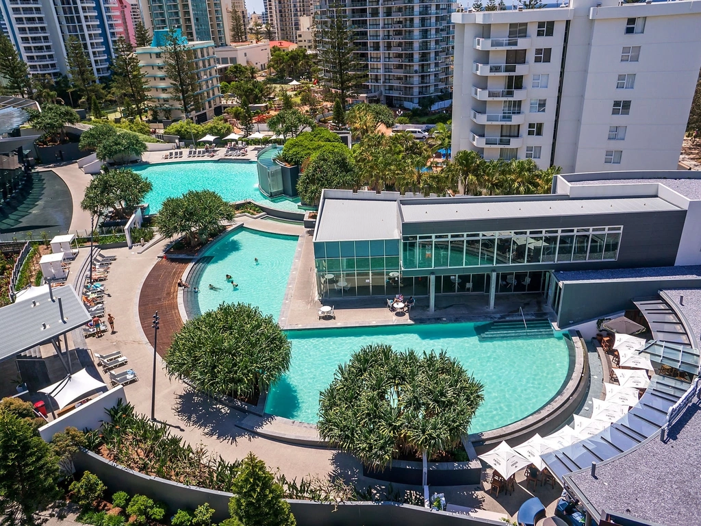 Two outdoor lagoon pools