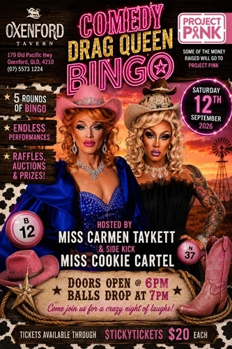 Comedy Drag Queen Bingo The OX , Oxenford Tavern Image 1