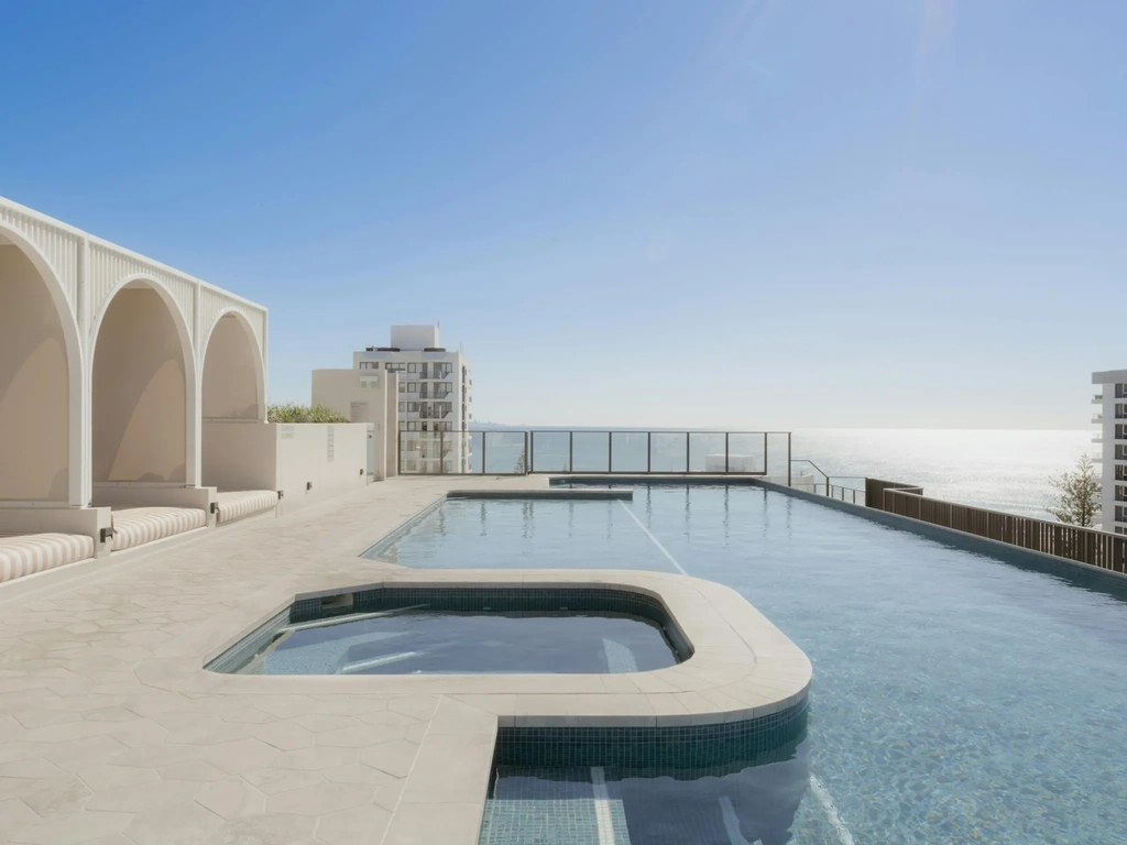 Rooftop pool