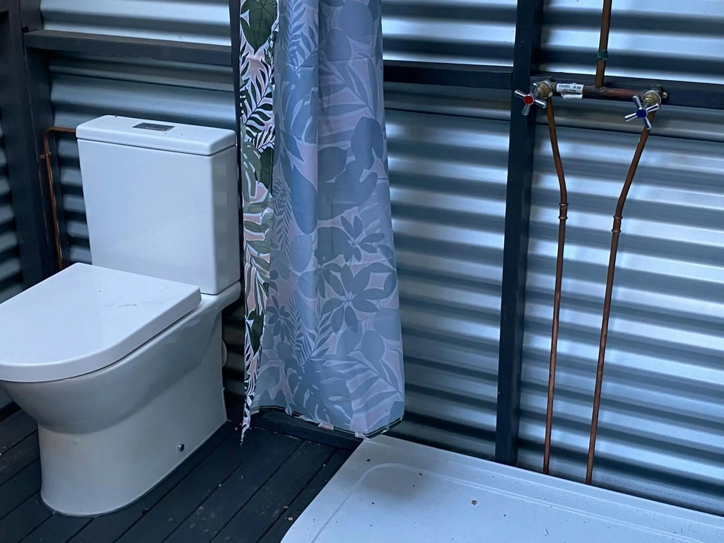 Toilet and shower
