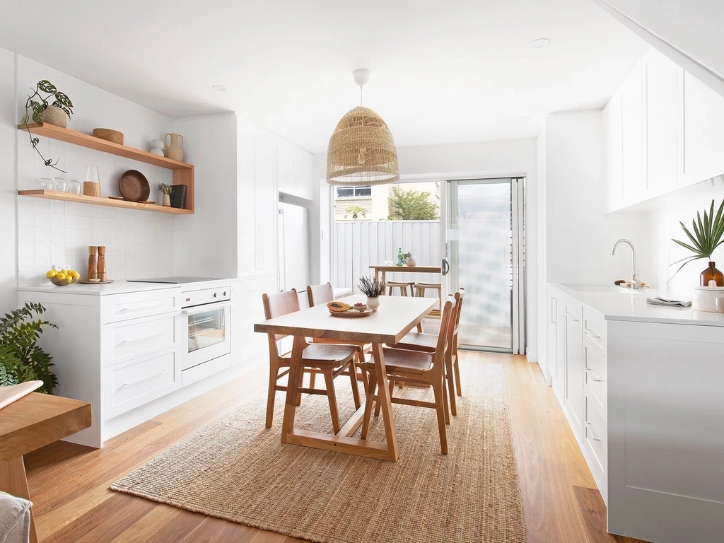 Kitchen , dining ,