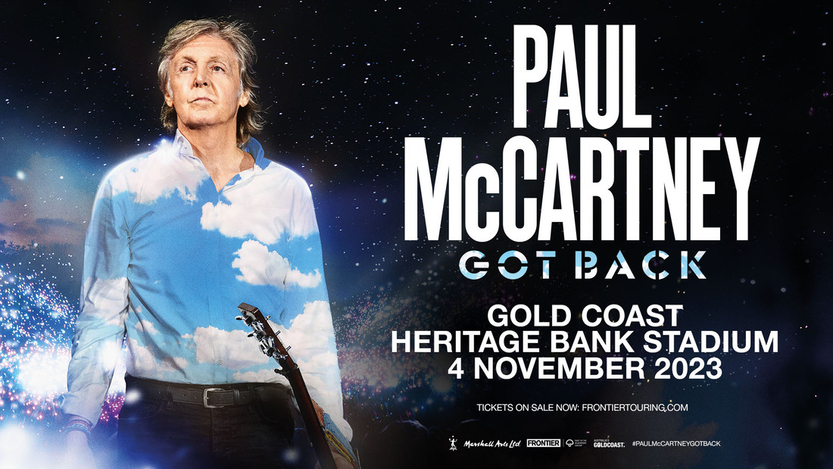 Paul McCartney promo banner