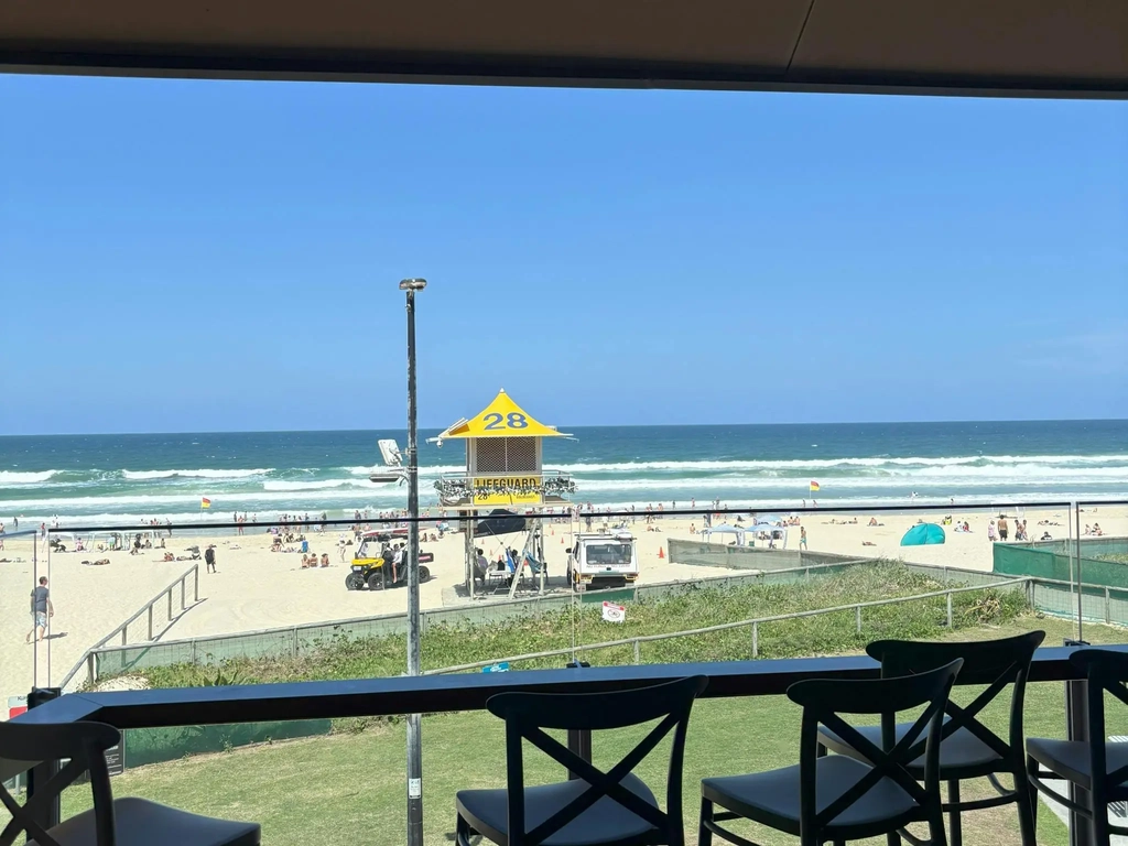 View from our outdoor dining deck