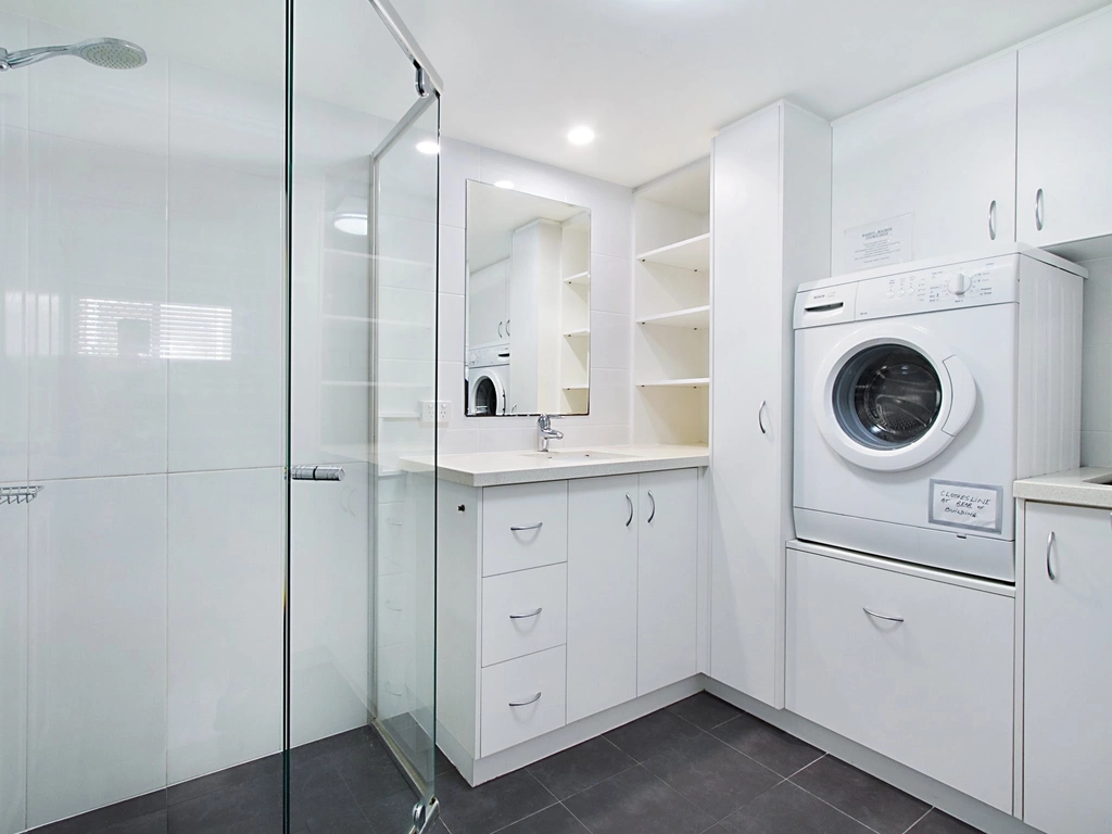 Bathroom With Washing Machine