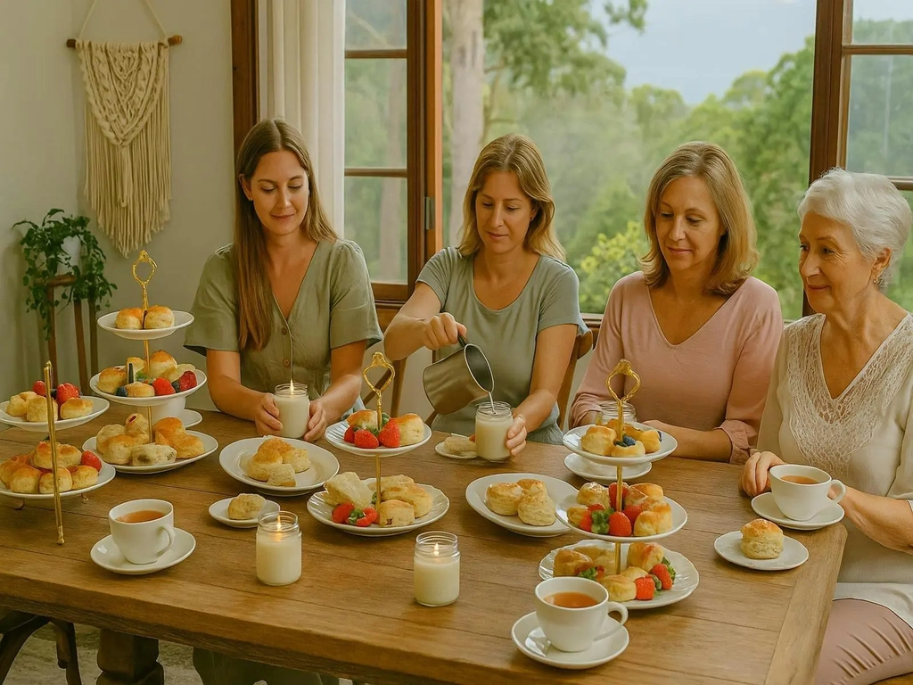 Luxurious High Tea Experience with Soy Candle Making Image 5