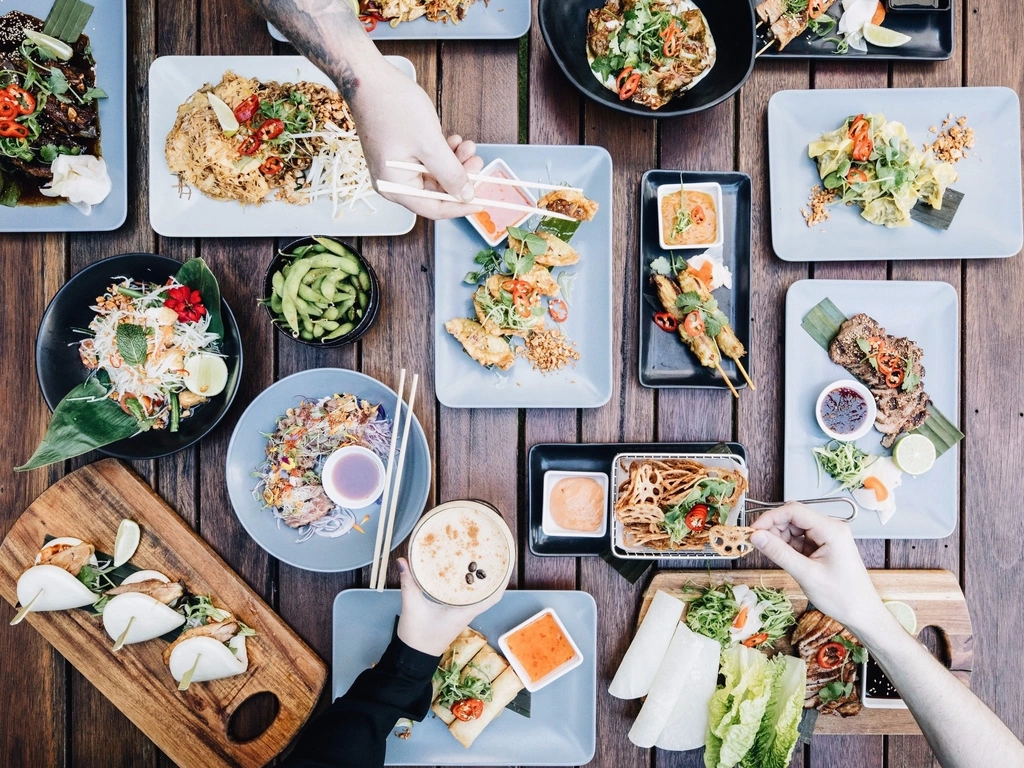 A selection of some of their favourite dishes.