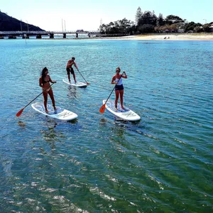 Stand up Paddle Boarding with All Coast PAddle Board Hire at Tallebudgera Creek. High Quality Paddle