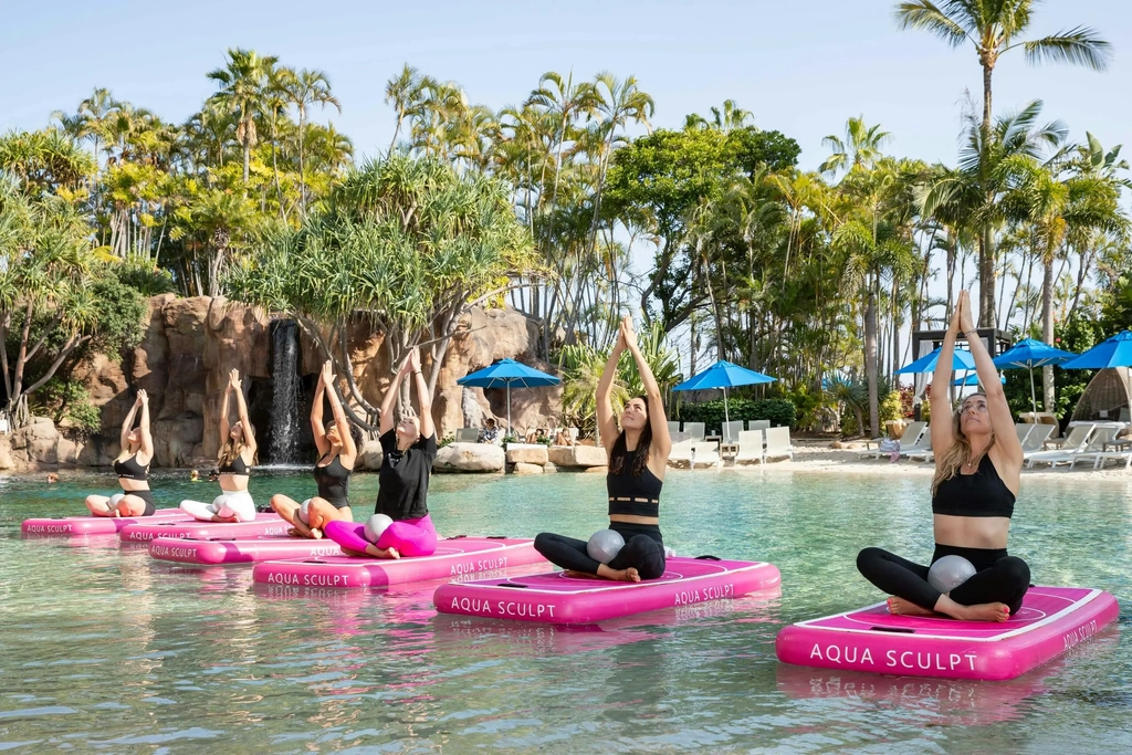 Aqua Sculpt Floating Pilates at JW Marriott Gold Coast Image 2