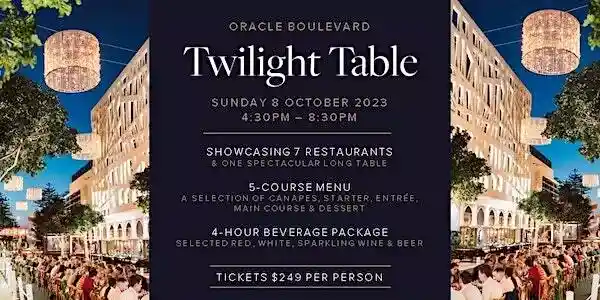 Oracle Boulevard Twilight Table Dinner 2023 Image 1