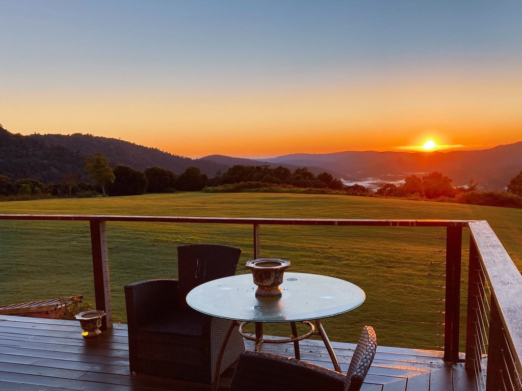 sunrise at nirvana wellbeing retreat