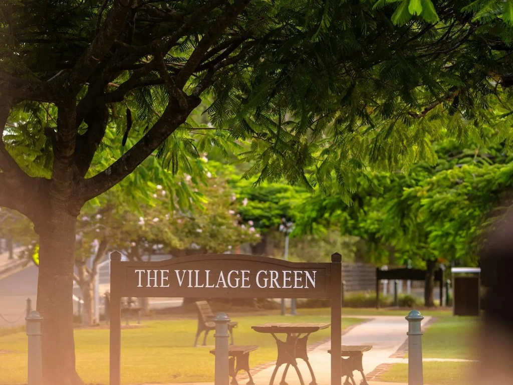 Mudgeeraba Village green at sunrise