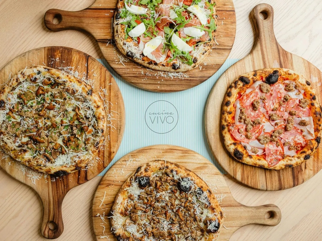 four pizzas