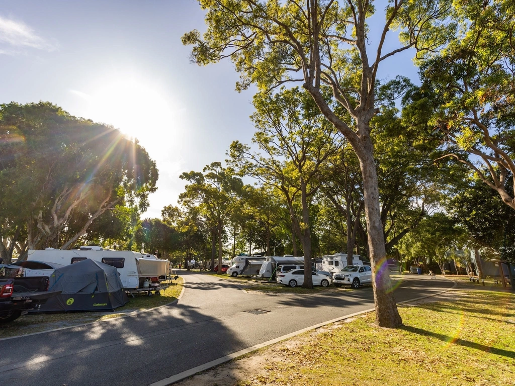 Caravanning at Jacob's Well Tourist Park