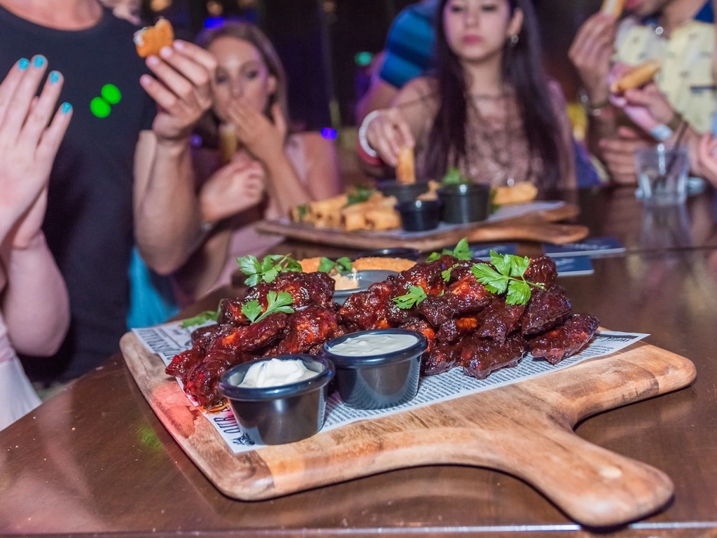 Free food on Wicked Club Crawl