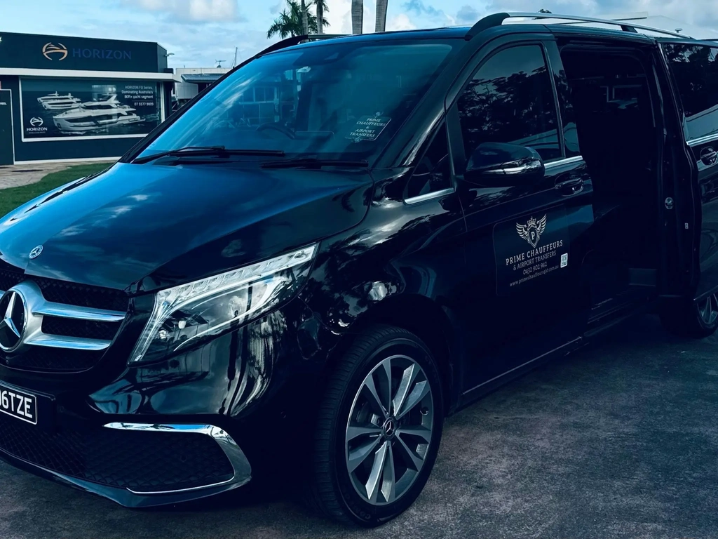 Exclusive Mercedes V-Class available for VIP transfers in Brisbane and Gold Coast.