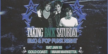 TAKING BACK SATURDAY: Emo & Pop Punk - Gold Coast Image 1