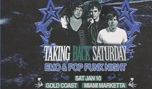 TAKING BACK SATURDAY: Emo & Pop Punk - Gold Coast Image 1