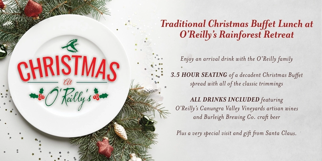 Traditional Christmas Buffet Lunch at O'Reilly's Rainforest Retreat Image 1