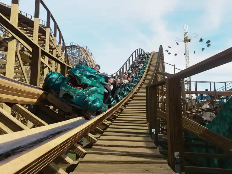 Discover the mighty Leviathan, the world's most iconic wooden coaster.