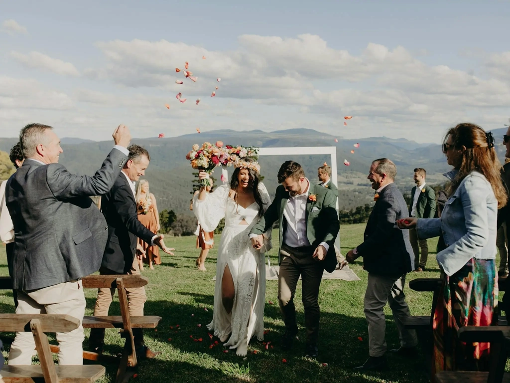 Bride and Groom married