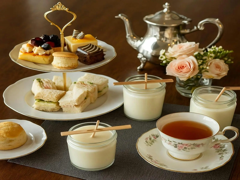 Luxurious High Tea Experience with Soy Candle Making Image 4