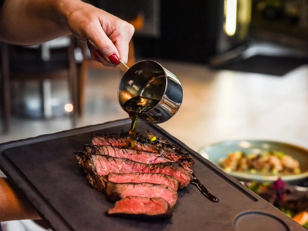 Indulge in premium quality steak at Moo Moo