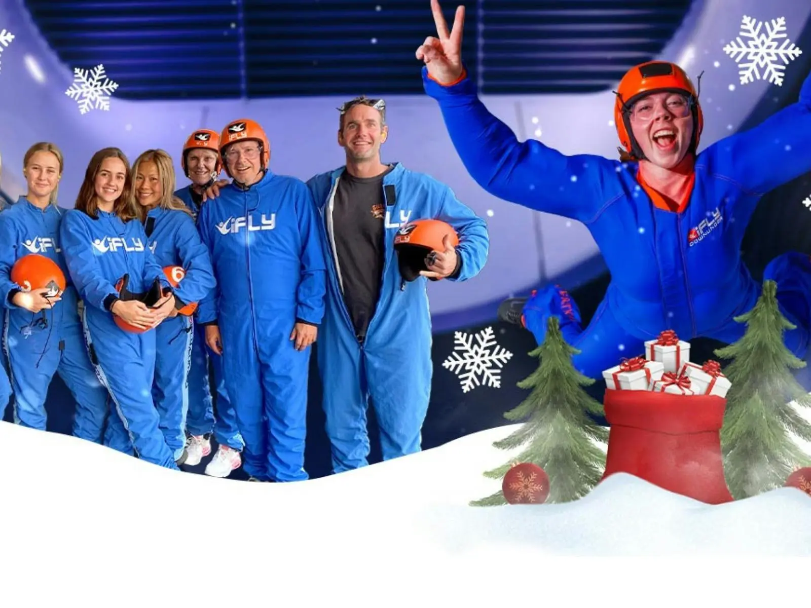 Private Group Christmas Parties at iFLY Gold Coast