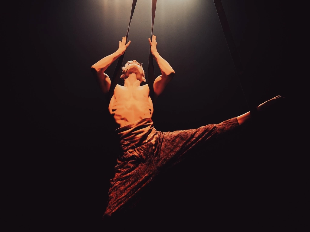 Performer live on stage at Dracula's Cabaret