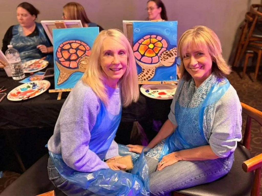 80s and 90s Singalong Paint and Sip by Paint Juicy in Nerang Image 2