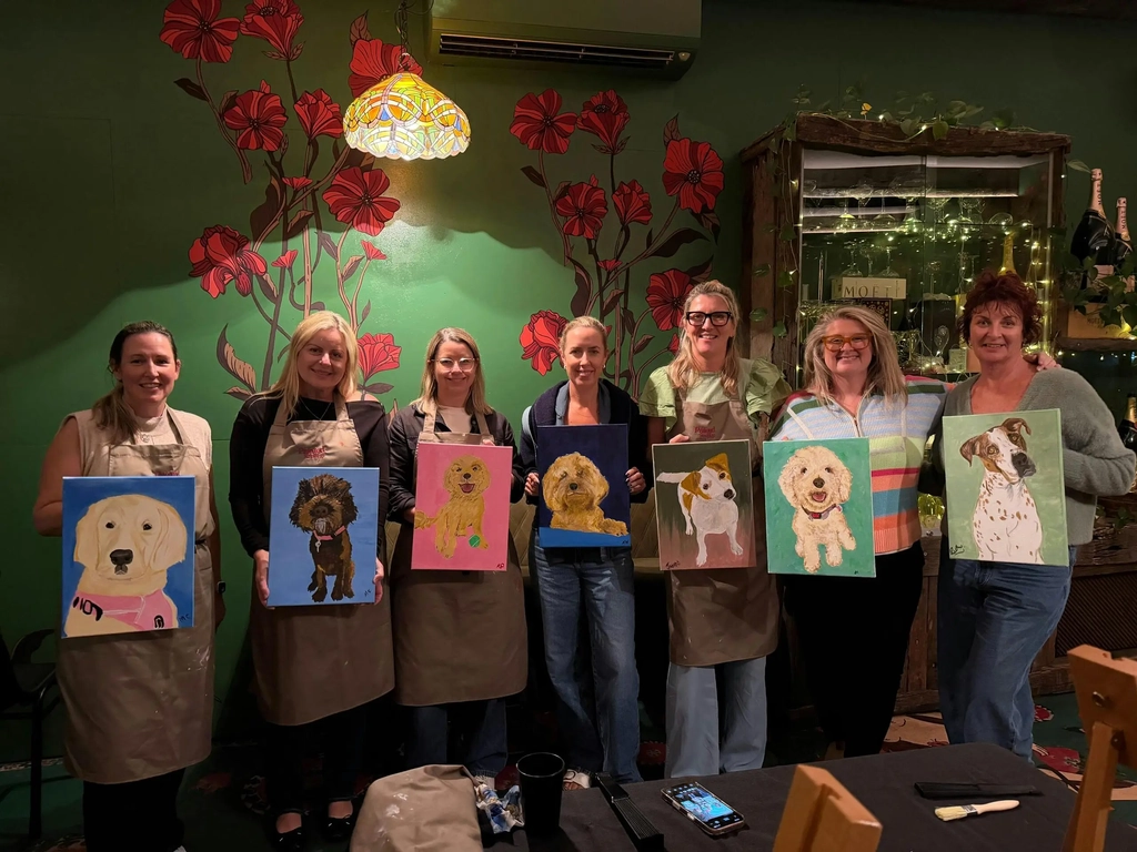 Paint Your Pet Gold Coast | Ticketed Painting Event | Painted Social Image 1