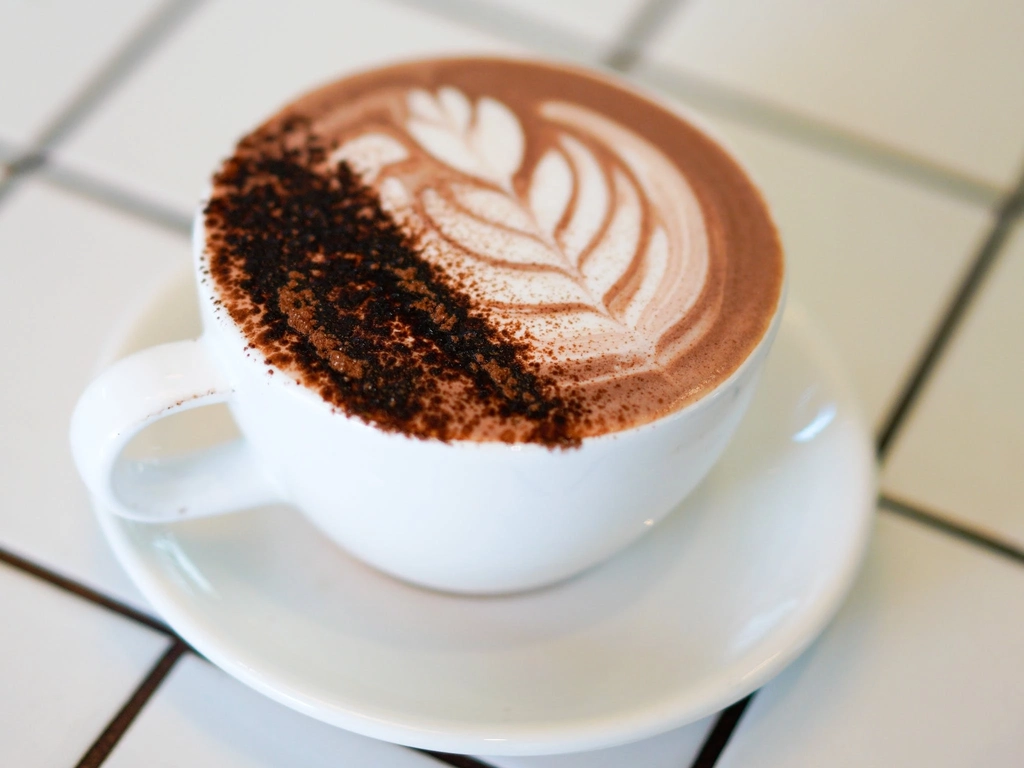 Barista made coffee at Dune Cafe