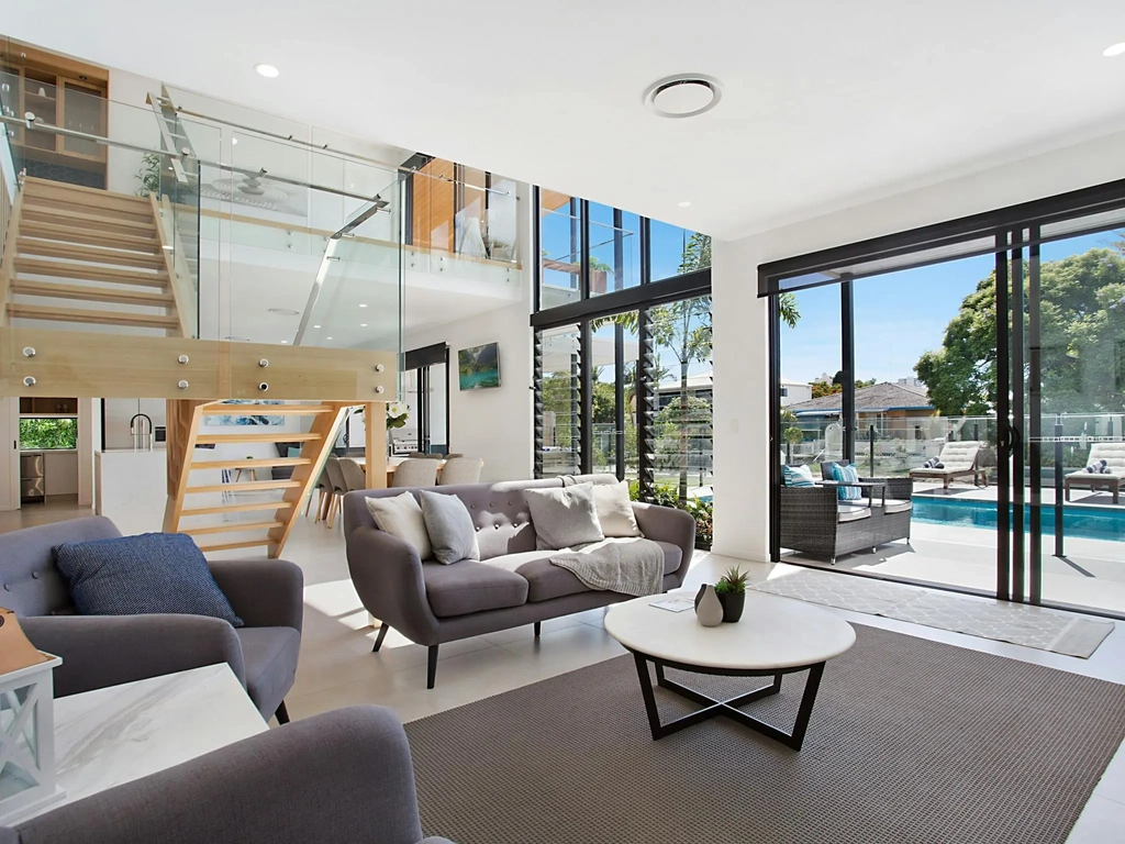 Light filled lounge