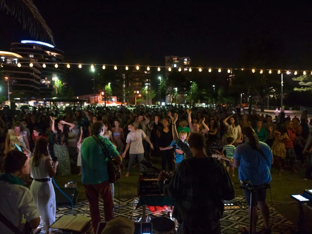 Christmas Kirtan Party by the Beach Image 1