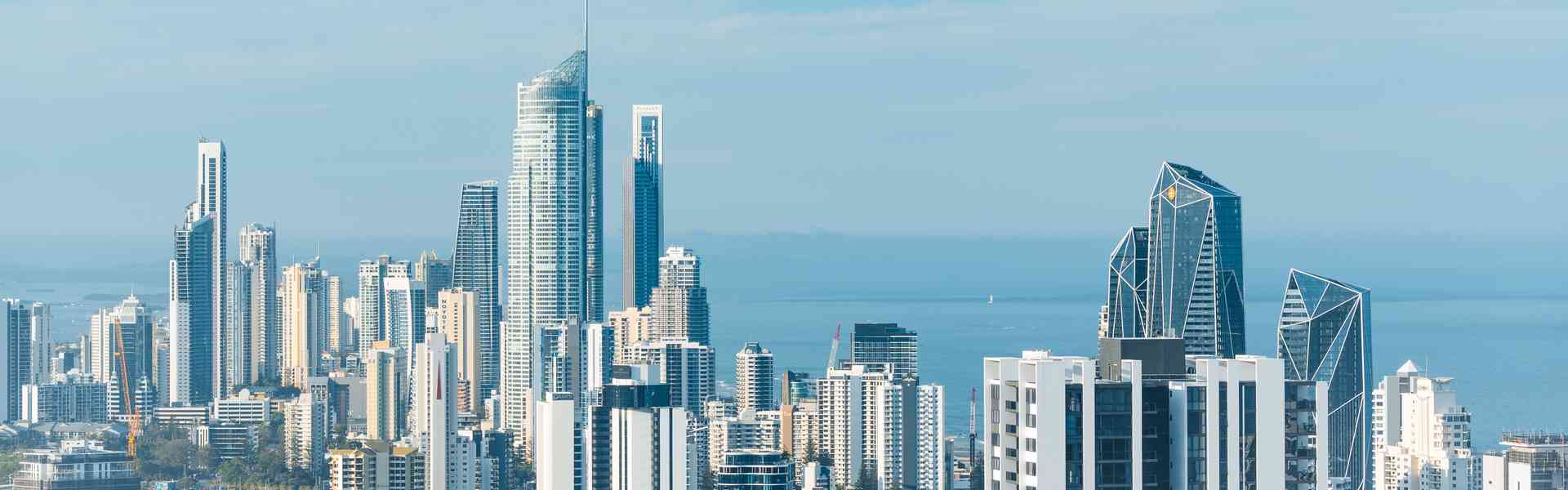 Daytime Aerial of Surfers Paradise