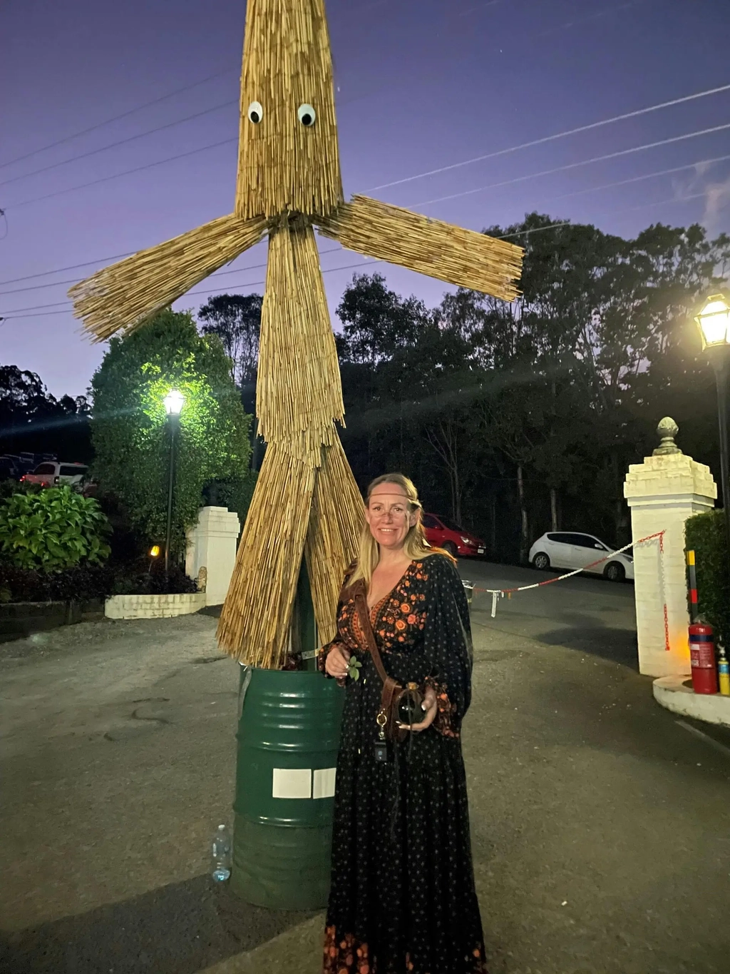 Winter Solstice Scottish Pipes and Bonfire Image 1