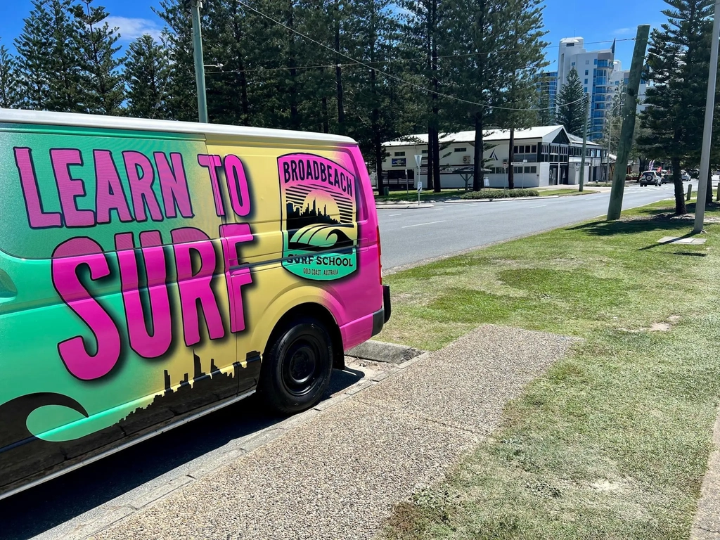 surf school van learn to surf