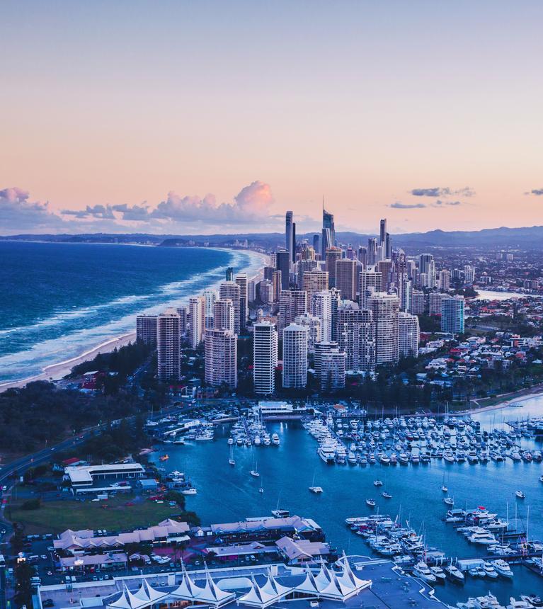 Gold Coast Broadwater aerial