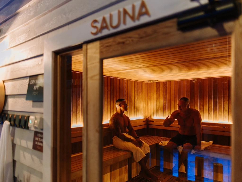 Dry Cedar Sauna at Soak Bathhouse Mermaid Beach