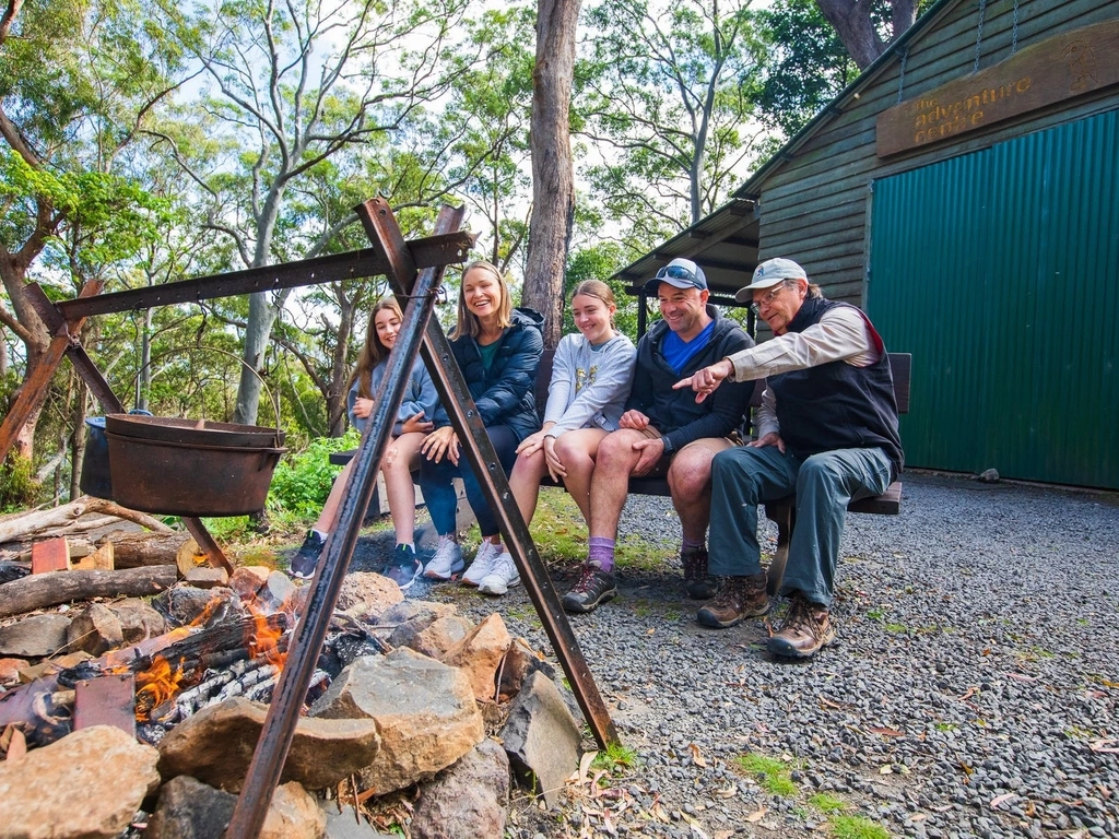 image of a shared campfire