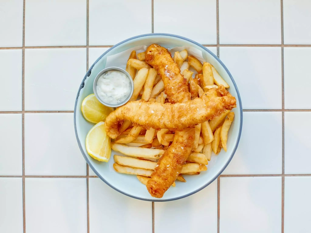 Fish & Chips served at Burleigh Pavilion