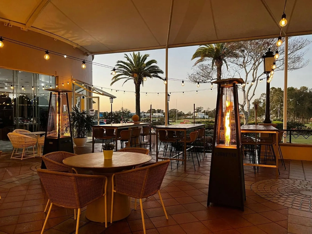 Outside dining